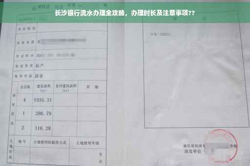 长沙银行流水办理全攻略，办理时长及注意事项??
