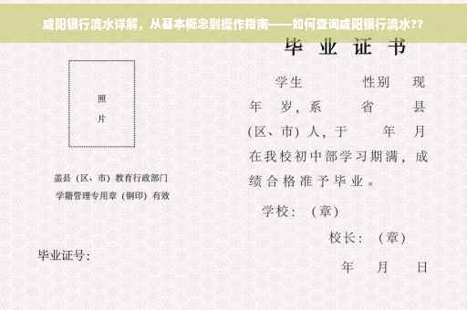 咸阳银行流水详解，从基本概念到操作指南——如何查询咸阳银行流水??