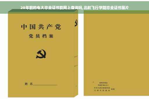 20年前的电大毕业证书能网上查询吗,北航飞行学院毕业证书图片