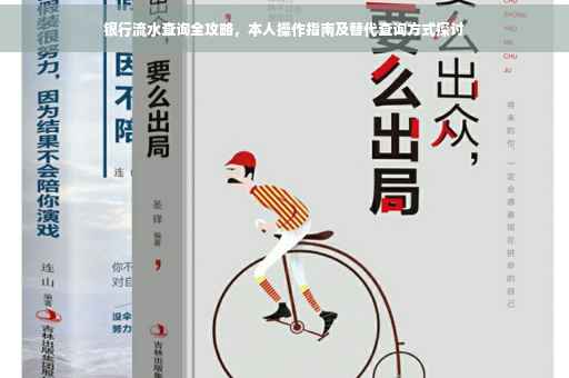 银行流水查询全攻略，本人操作指南及替代查询方式探讨