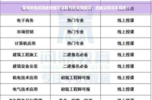 鱼塘所有权及使用情况证明书的全面解读，权威证明范本解析??
