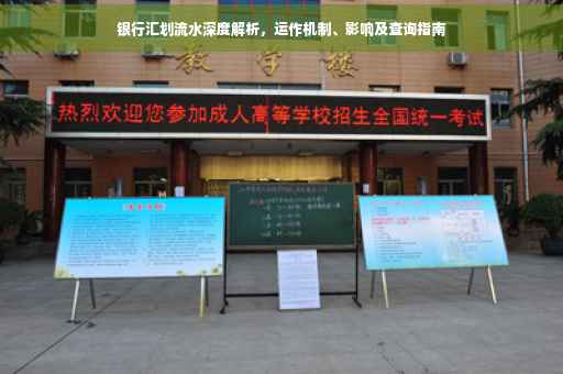 银行汇划流水深度解析，运作机制、影响及查询指南