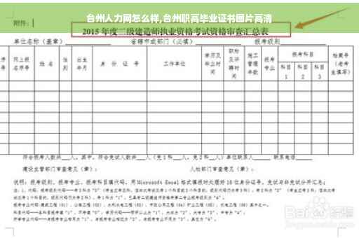 台州人力网怎么样,台州职高毕业证书图片高清