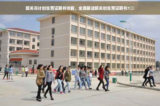 韶关市计划生育证明书详解，全面解读韶关划生育证明书?⚡️