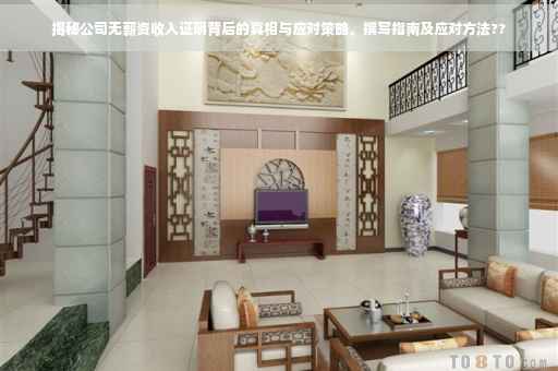 揭秘公司无薪资收入证明背后的真相与应对策略，撰写指南及应对方法??