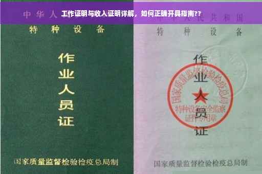 工作证明与收入证明详解，如何正确开具指南??