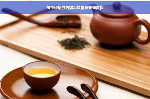 密接证明书的撰写指南及查询流程