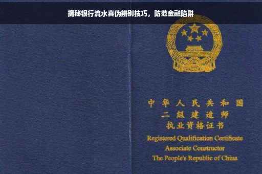 揭秘银行流水真伪辨别技巧，防范金融陷阱