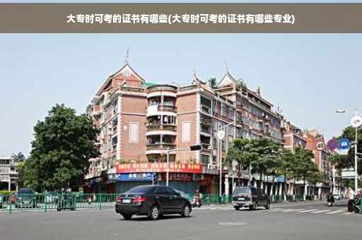 大专时可考的证书有哪些(大专时可考的证书有哪些专业) 大专时可考的证书有哪些(大专时可考的证书有哪些专业)