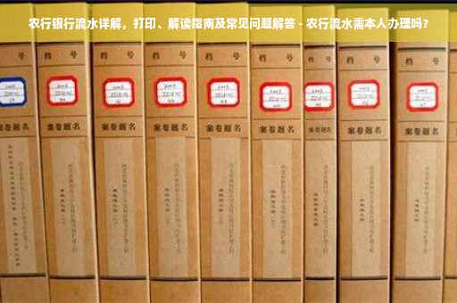 农行银行流水详解，打印、解读指南及常见问题解答 - 农行流水需本人办理吗？