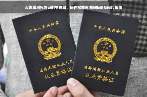 深圳租房权属证明书详解，居住权益与法规概览及图片指南