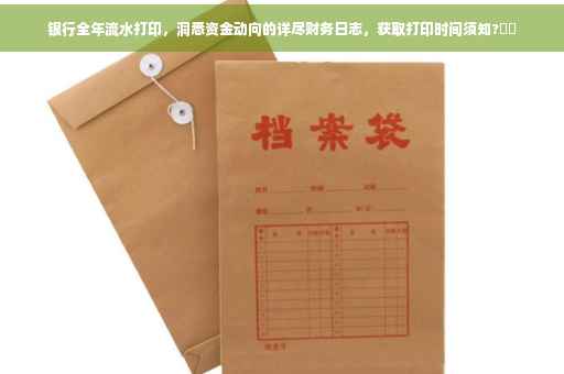 银行全年流水打印，洞悉资金动向的详尽财务日志，获取打印时间须知?⚡️