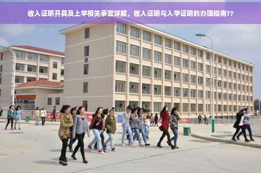 收入证明开具及上学相关事宜详解，收入证明与入学证明的办理指南??