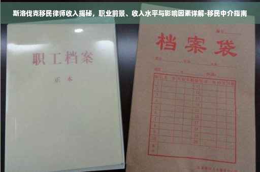 斯洛伐克移民律师收入揭秘，职业前景、收入水平与影响因素详解-移民中介指南
