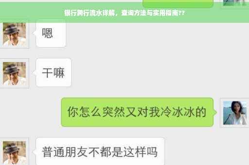 银行跨行流水详解，查询方法与实用指南??