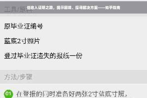 低收入证明之路，揭示困境、探寻解决方案——知乎指南