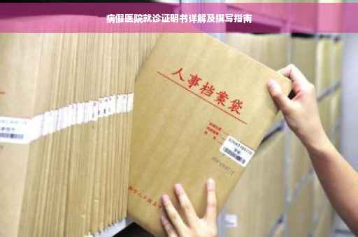 病假医院就诊证明书详解及撰写指南