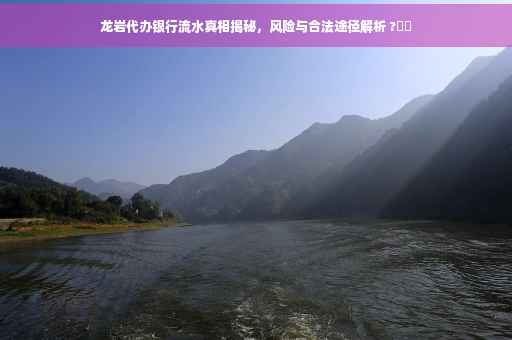 龙岩代办银行流水真相揭秘，风险与合法途径解析 ?⚡️