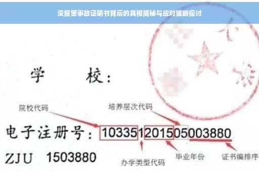 没报警事故证明书背后的真相揭秘与应对策略探讨