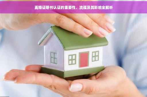 离婚证明书认证的重要性、流程及其影响全解析