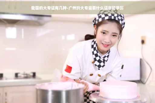 我国的大专证有几种-广州升大专需要什么证书和学历