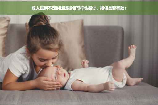 收入证明不足时姐姐担保可行性探讨，担保是否有效？