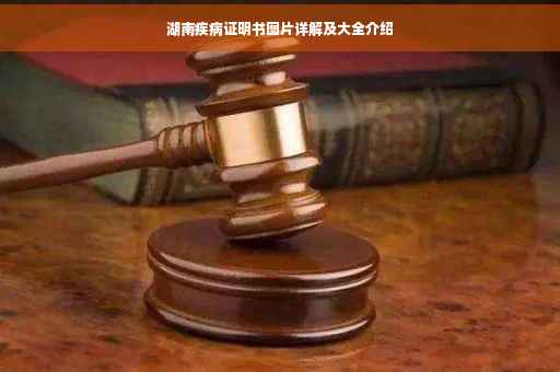 湖南疾病证明书图片详解及大全介绍