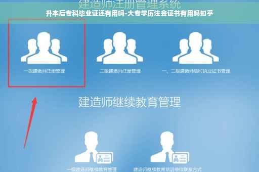 升本后专科毕业证还有用吗-大专学历注会证书有用吗知乎