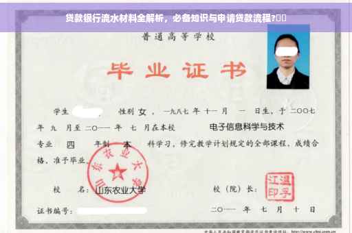 贷款银行流水材料全解析，必备知识与申请贷款流程?⚡️