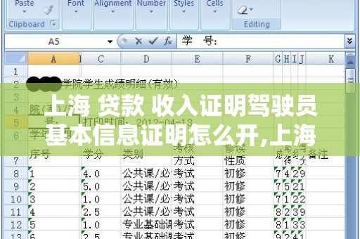 上海 贷款 收入证明驾驶员基本信息证明怎么开,上海 贷款 收入证明