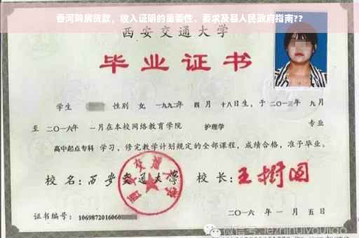 香河购房贷款，收入证明的重要性、要求及县人民政府指南??