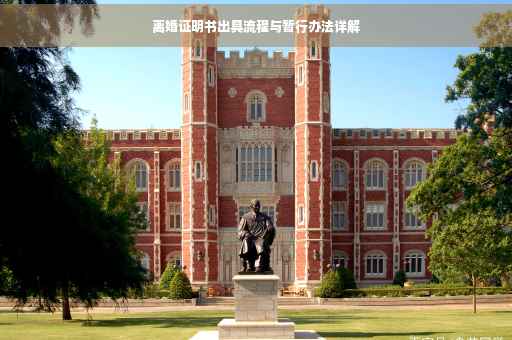 离婚证明书出具流程与暂行办法详解