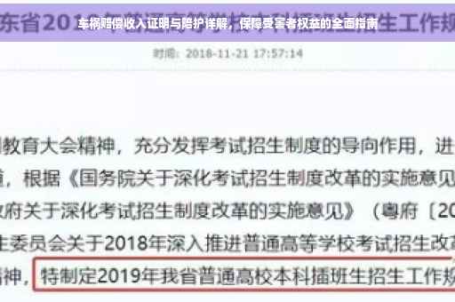 车祸赔偿收入证明与陪护详解，保障受害者权益的全面指南