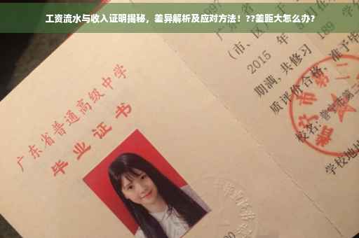工资流水与收入证明揭秘，差异解析及应对方法！??差距大怎么办？