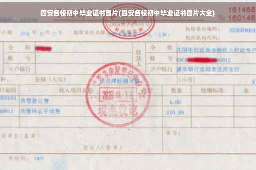 固安各校初中毕业证书图片(固安各校初中毕业证书图片大全)