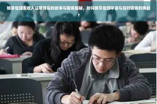 娘家低保无收入证明背后的故事与困境揭秘，如何撰写低保申请与应对困境的挑战？
