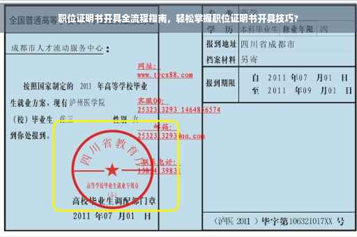 职位证明书开具全流程指南，轻松掌握职位证明书开具技巧?