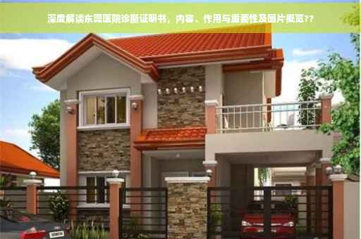 深度解读东莞医院诊断证明书，内容、作用与重要性及图片概览??