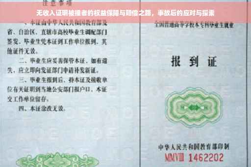 无收入证明被撞者的权益保障与赔偿之路，事故后的应对与探索