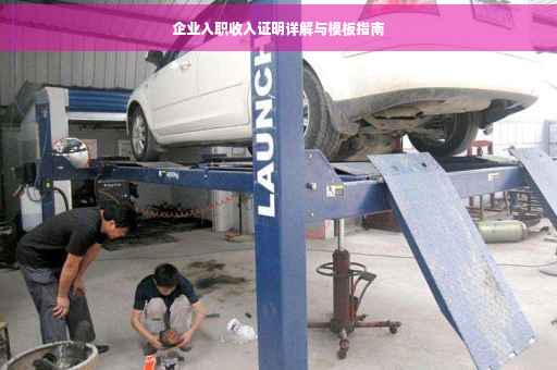 企业入职收入证明详解与模板指南