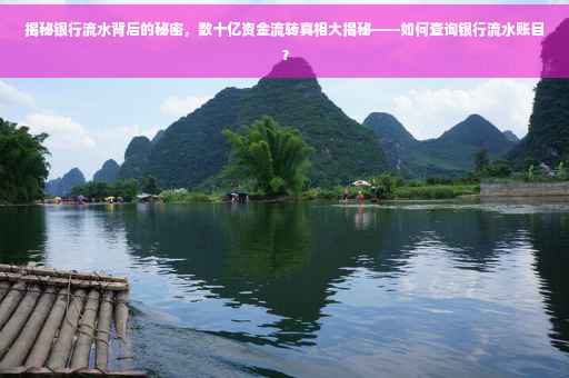 揭秘银行流水背后的秘密，数十亿资金流转真相大揭秘——如何查询银行流水账目？