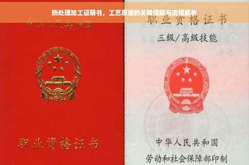 热处理加工证明书，工艺质量的关键保障与流程解析