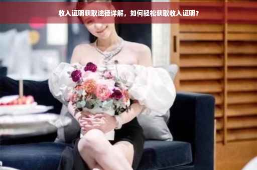 收入证明获取途径详解，如何轻松获取收入证明？
