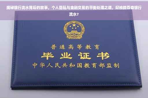 揭秘银行流水背后的故事，个人隐私与金融交易的平衡处理之道，纪检能否查银行流水？