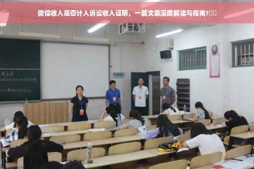 微信收入是否计入诉讼收入证明，一篇文章深度解读与指南?⚡️