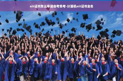 nit证书怎么申请自考免考-计算机nit证书全名