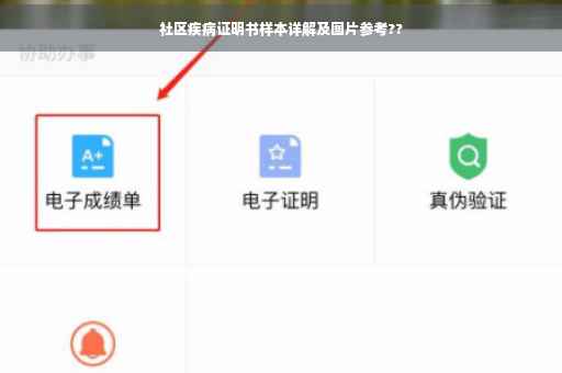 社区疾病证明书样本详解及图片参考??