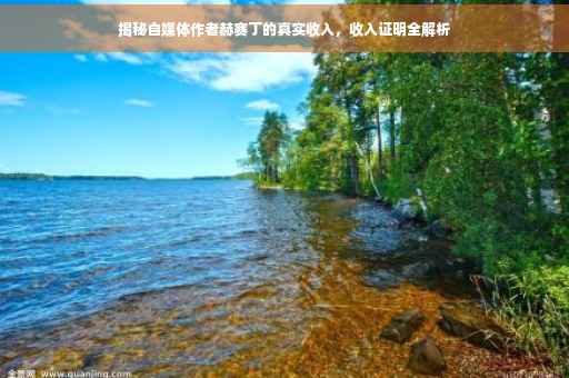 揭秘自媒体作者赫赛丁的真实收入，收入证明全解析