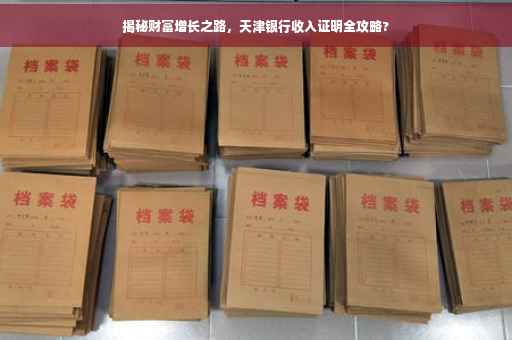 揭秘财富增长之路，天津银行收入证明全攻略?