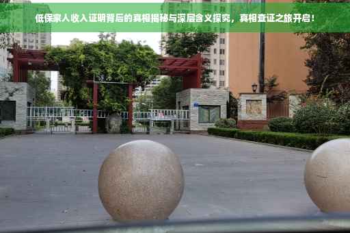 低保家人收入证明背后的真相揭秘与深层含义探究，真相查证之旅开启！